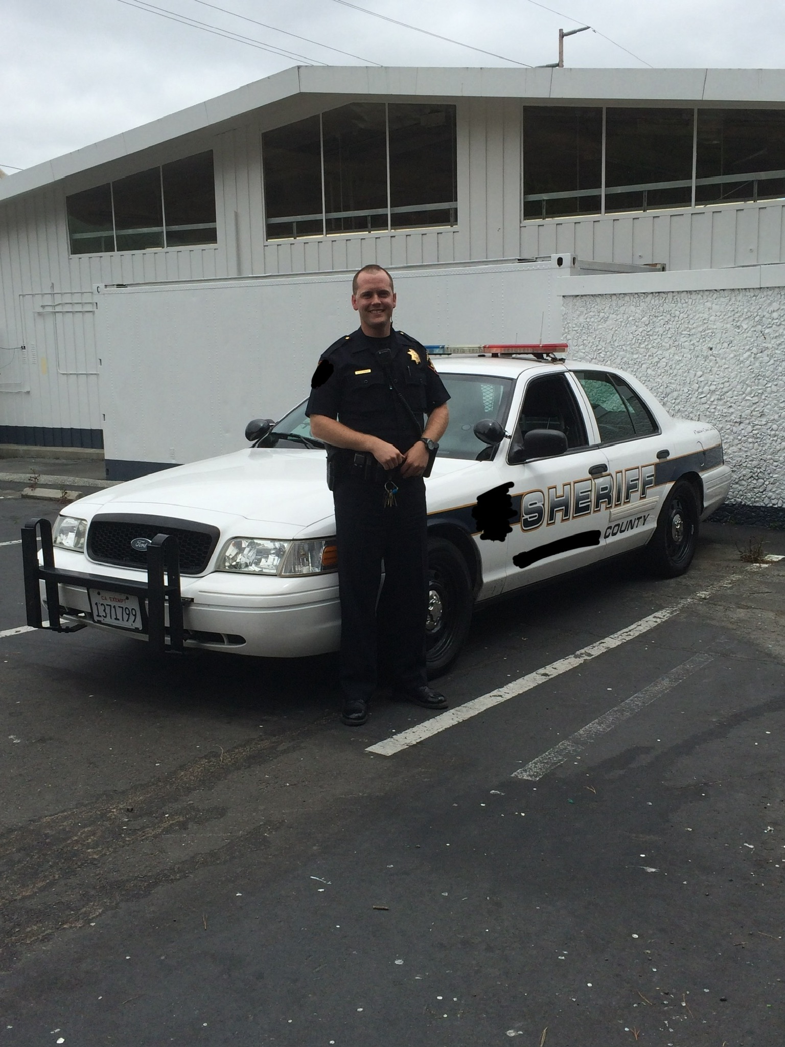 Kyle Paterson in law enforcement uniform