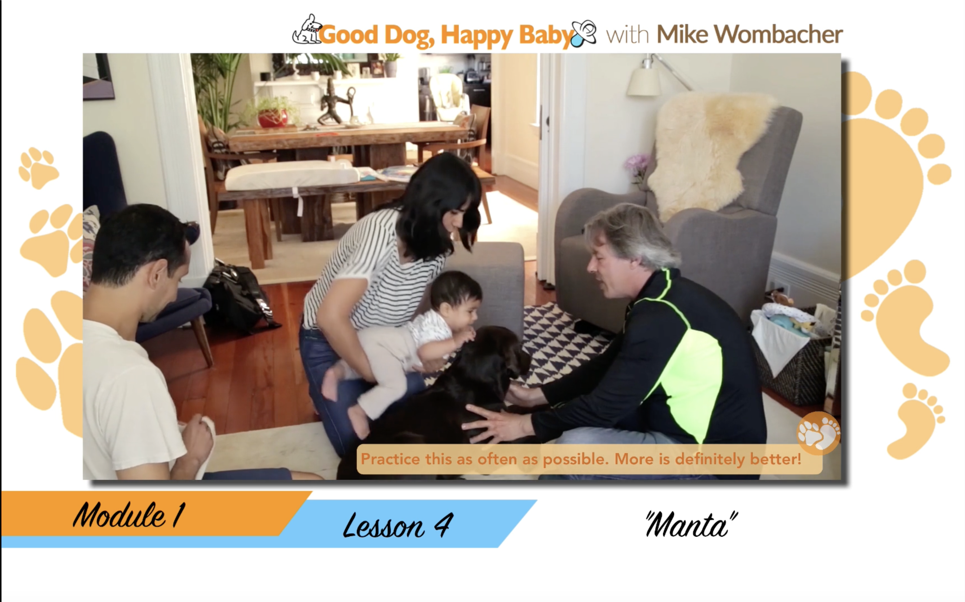 Good Dog, Happy Baby Module 1 course screenshot