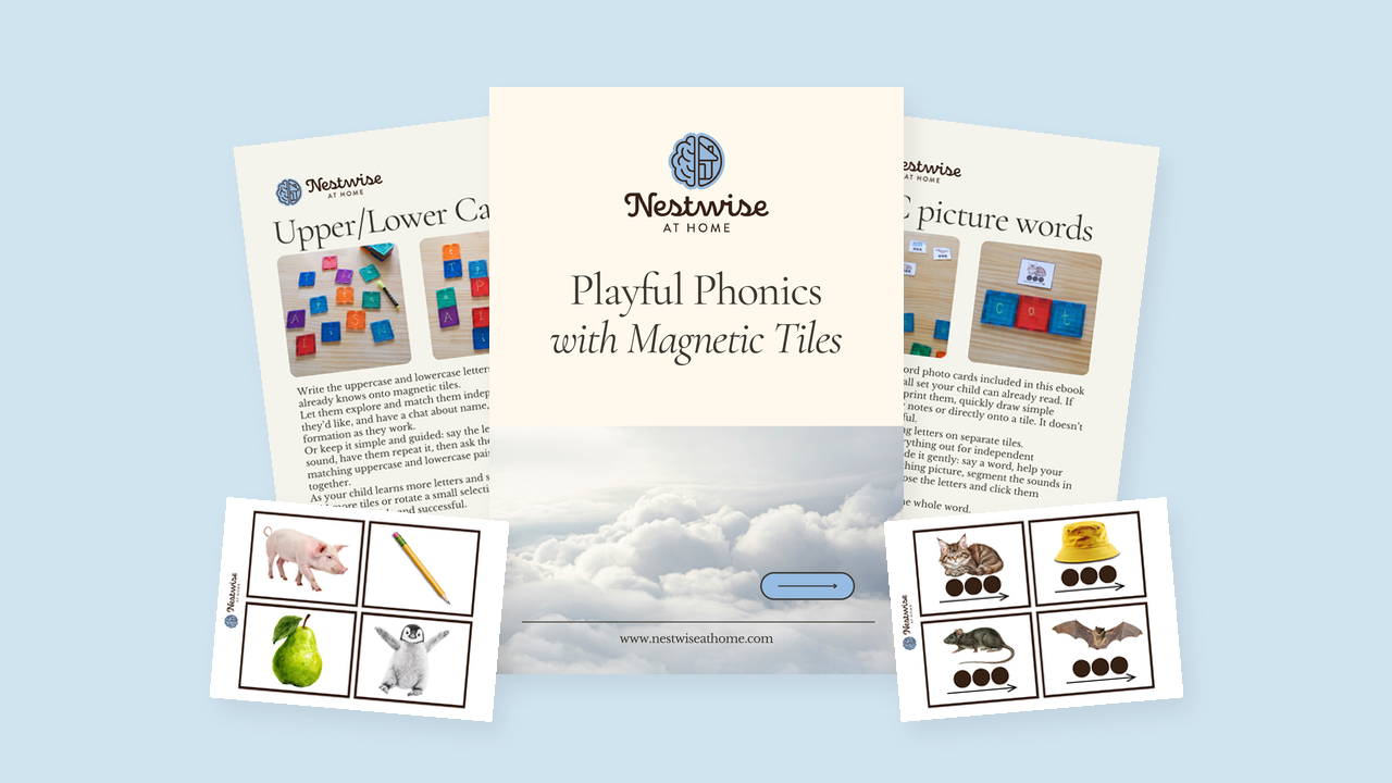 Playful Phonics with Magnetic Tiles