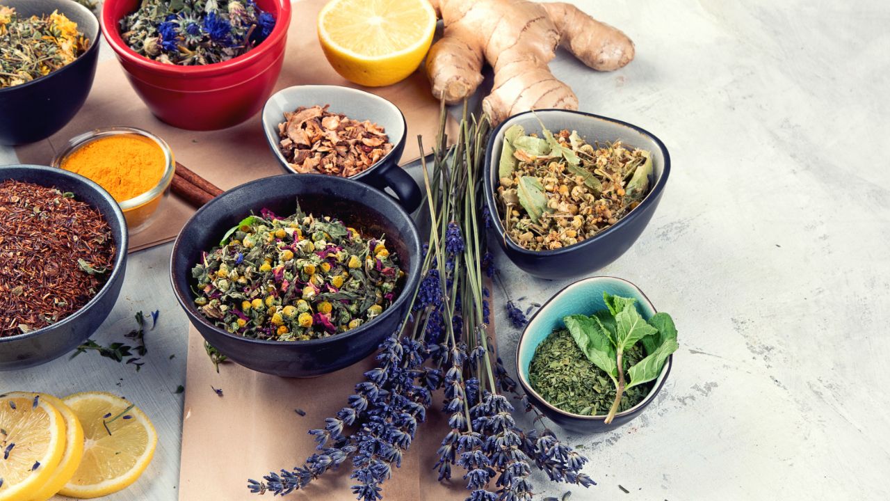 healing plant medicine on a table
