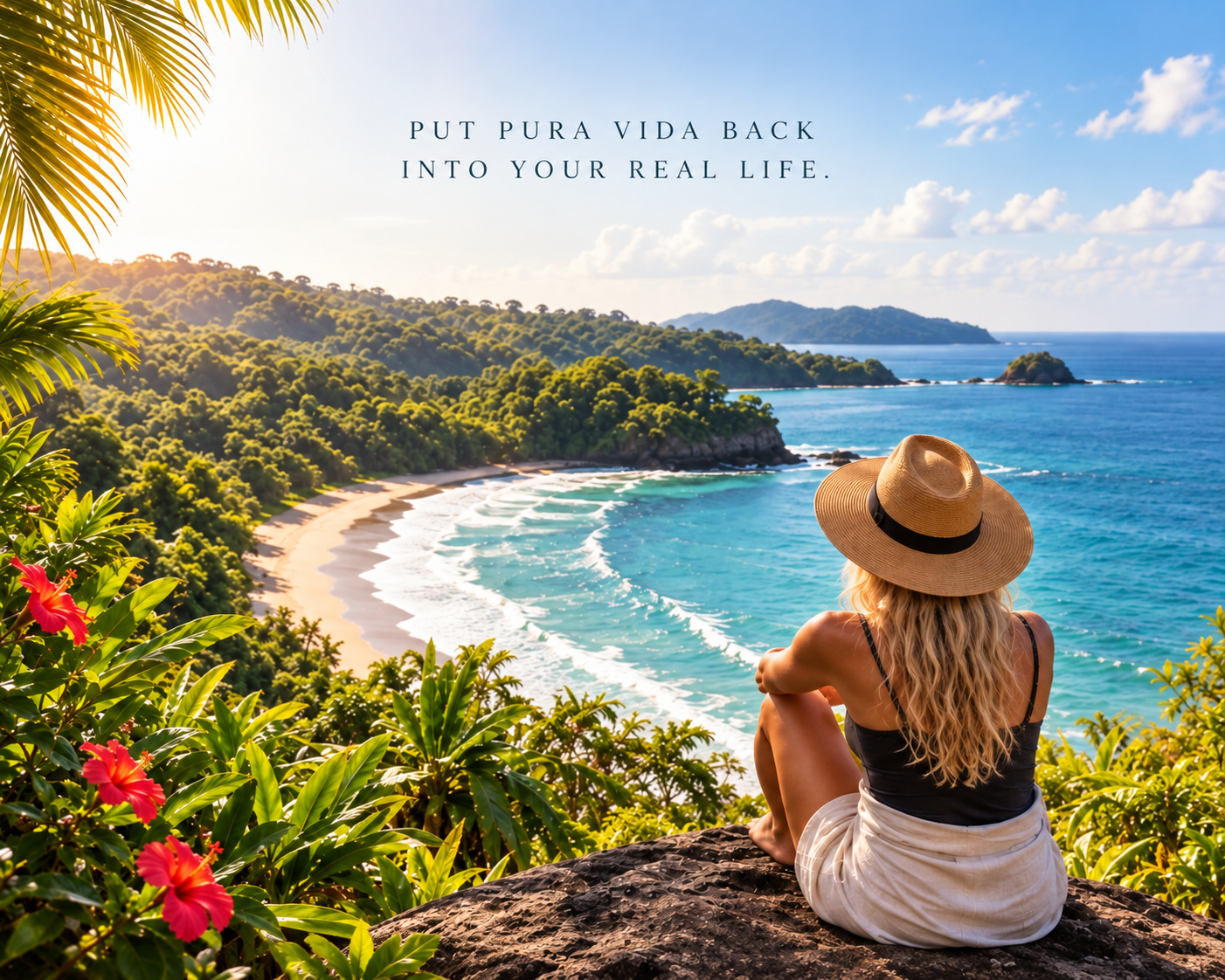 Overlooking the coast in Costa Rica during a Rooted Reset™ retreat