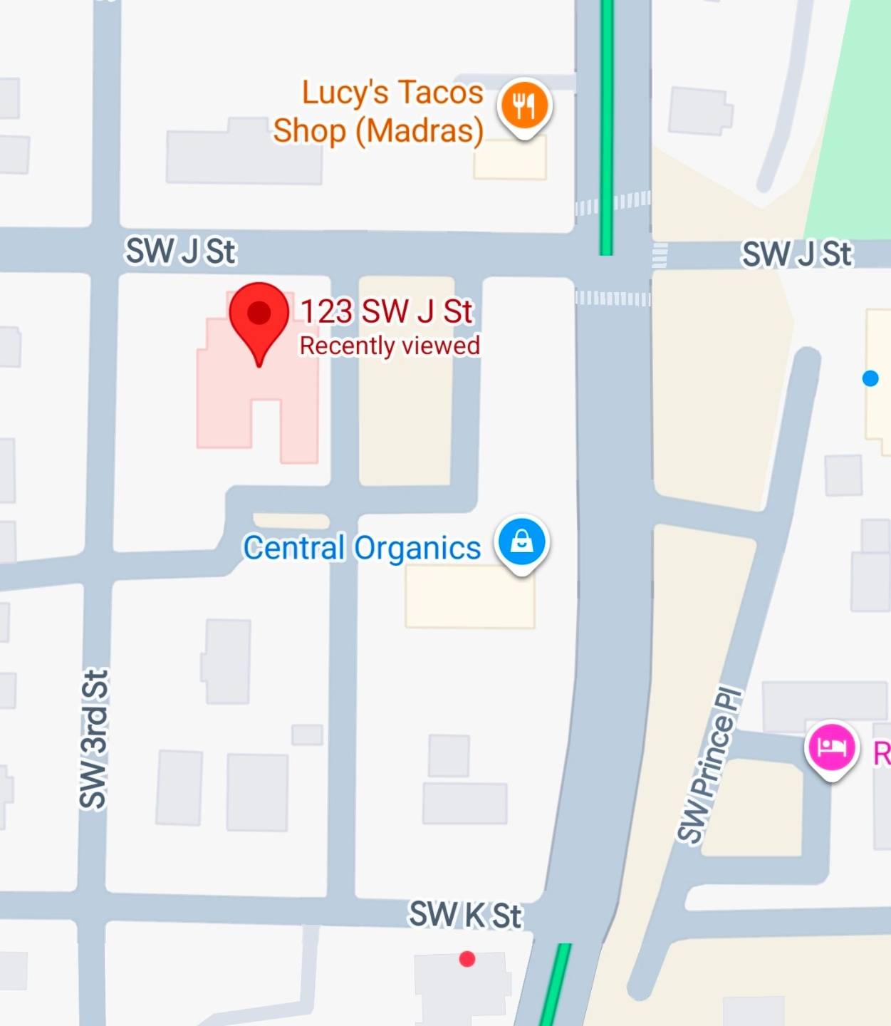Map to Muscle Mastery Massage in Madras, Oregon