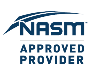 NASM National Academy of Sports Medicine approved provider logo