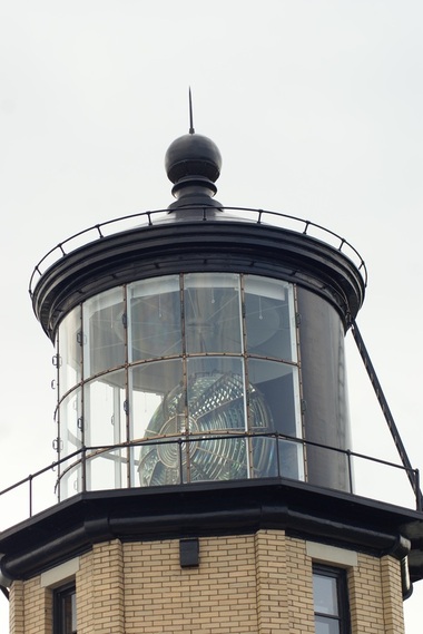 The lantern room at Split Rock Lighthouse