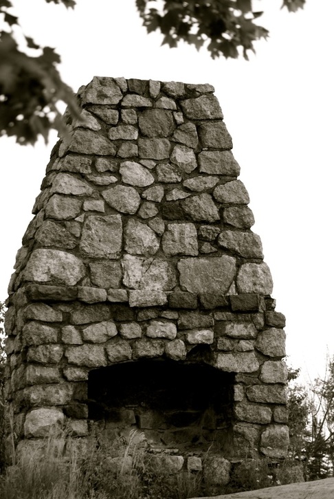 The Day Hill fireplace