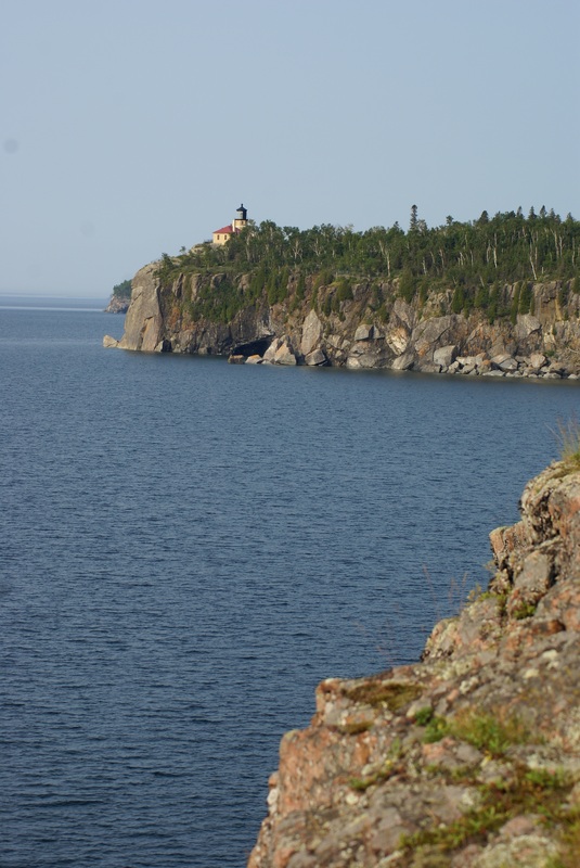 Split Rock Lighthouse seen from Gold Rock Point