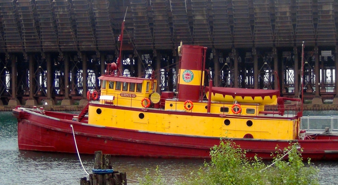 The Edna G tugboat in Two Harbors