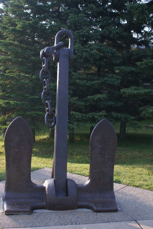 The Madeira anchor at the Gold Rock Point lot