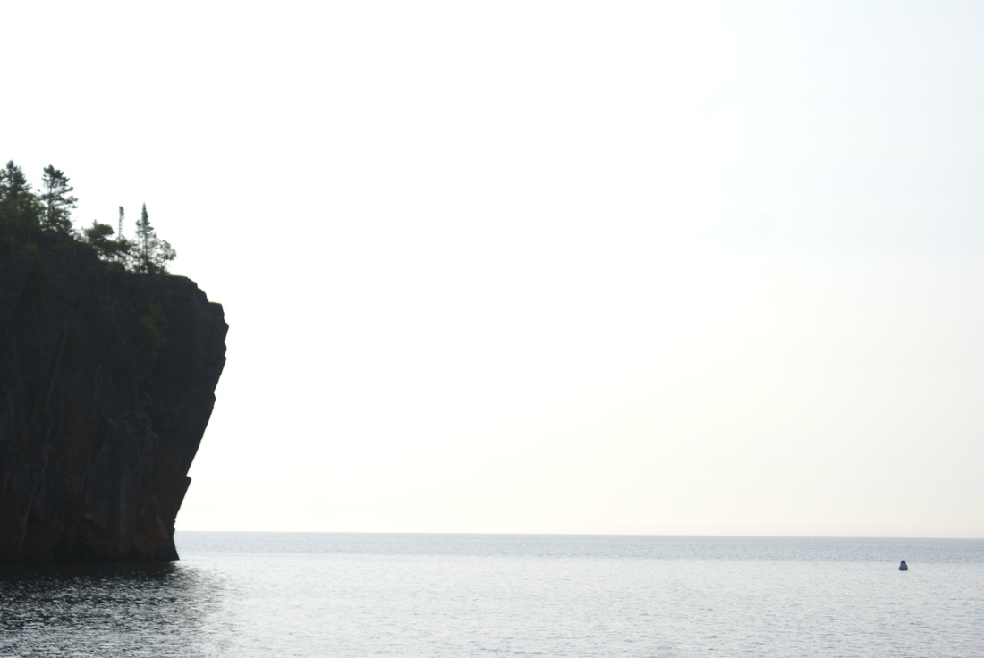 The dive marker off Gold Rock Point