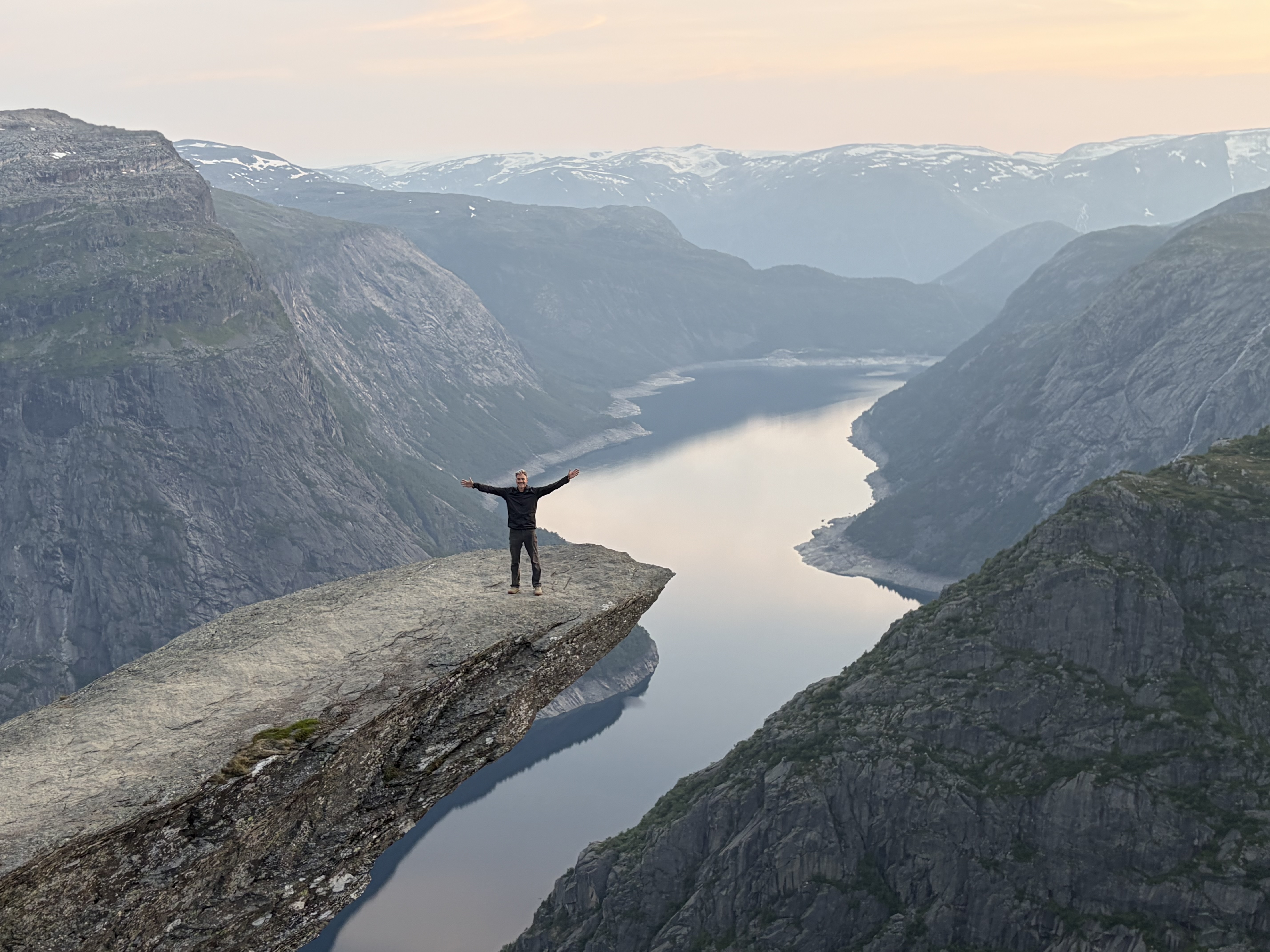 Dan Cashman at Trolltunga