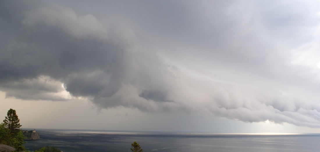 Storm clouds seen from Day Hill