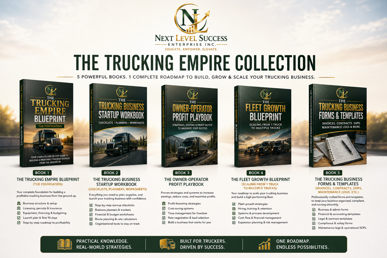 The Trucking Empire Collection bundle graphic