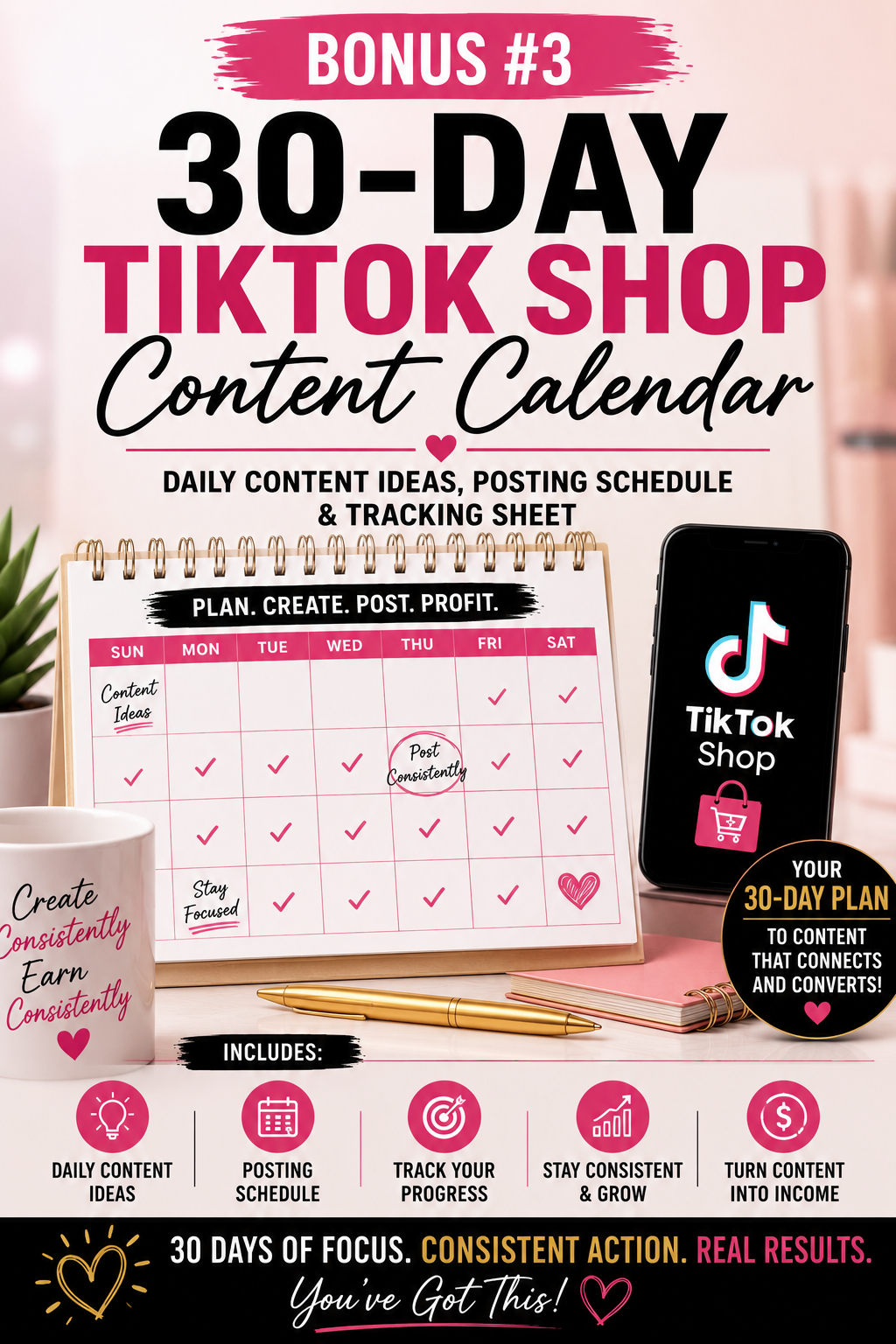 30-Day TikTok Shop Content Calendar