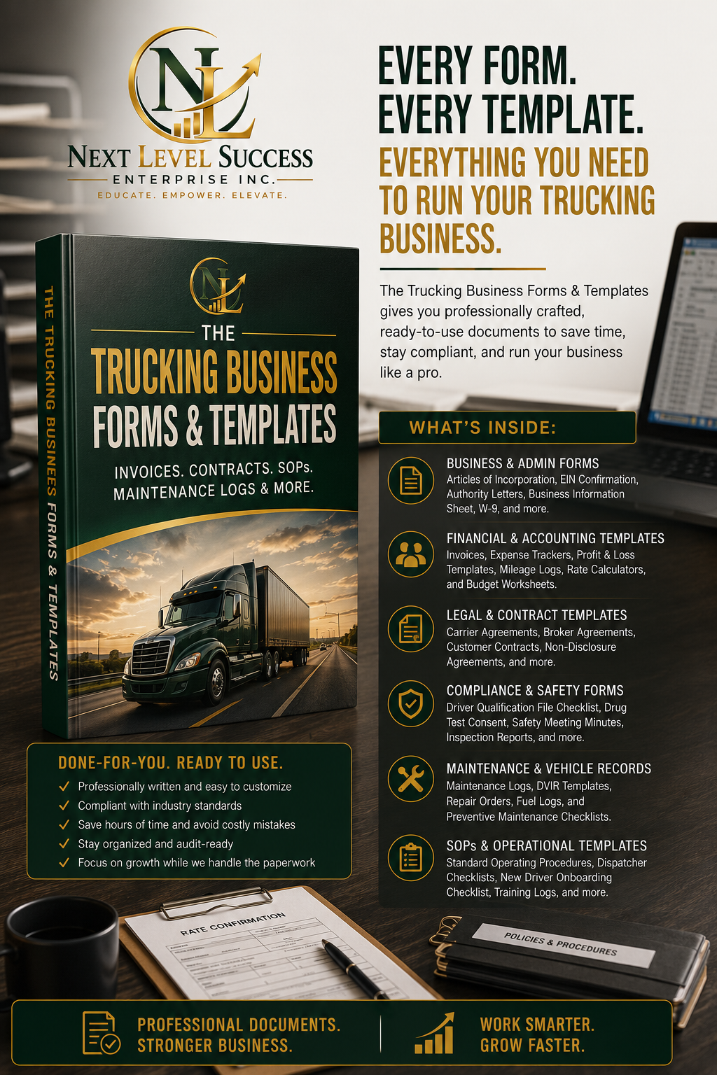 The Trucking Business Forms & Templates