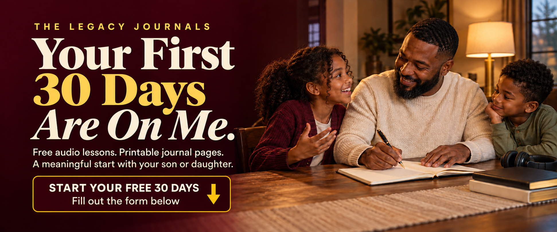 The Legacy Journals. Your free sample month starts below.