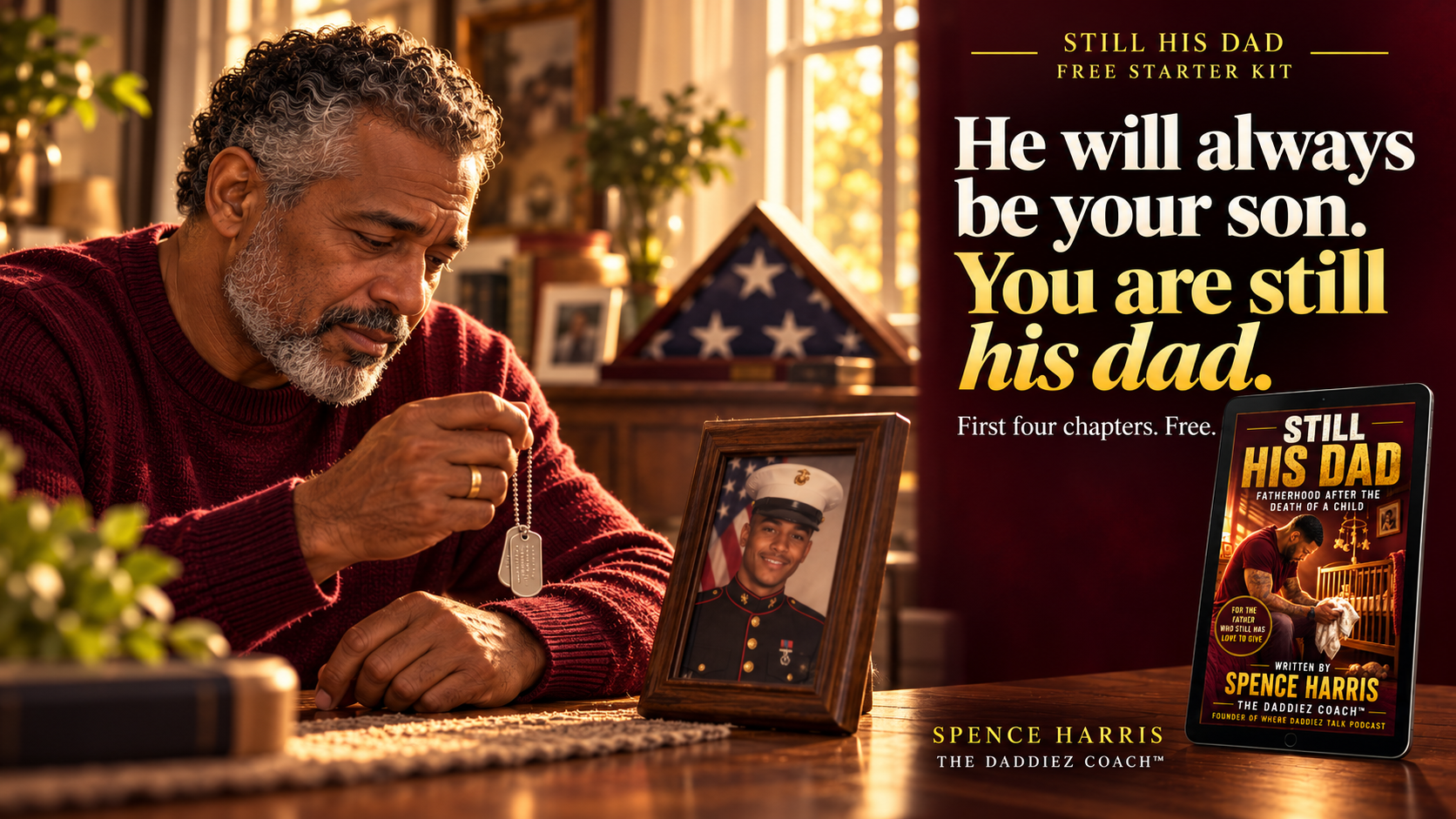 Still His Dad Free Starter Kit — take the Check-In, then read the first three chapters free