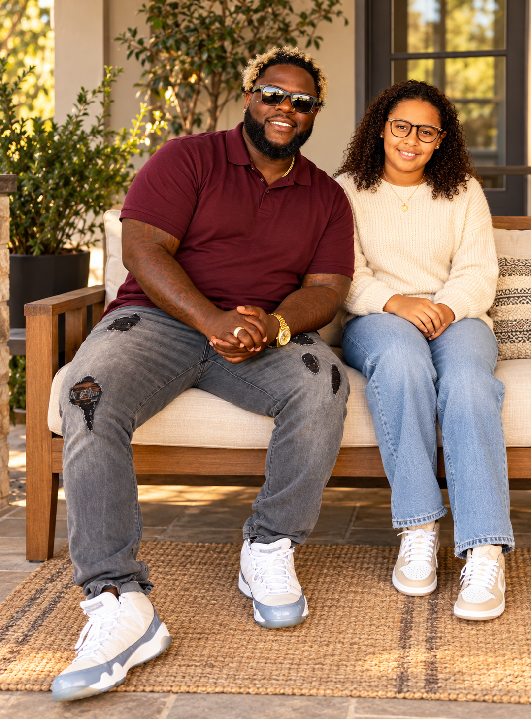 Spence Harris and his daughter
