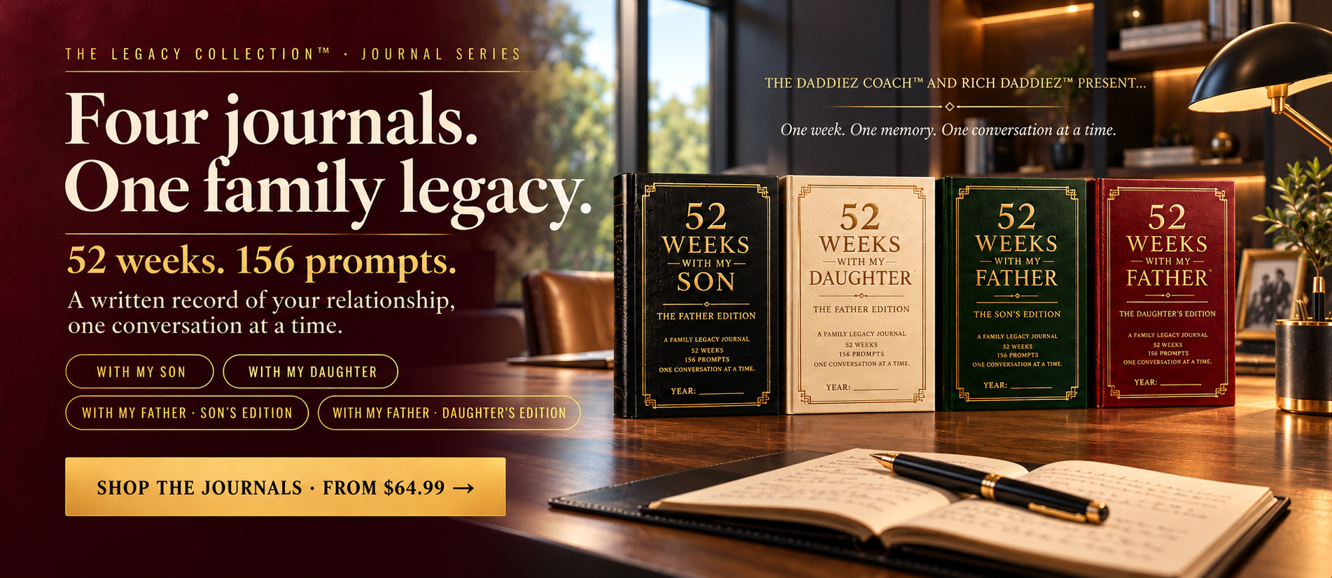 The Legacy Collection journal series: four journals, one family legacy