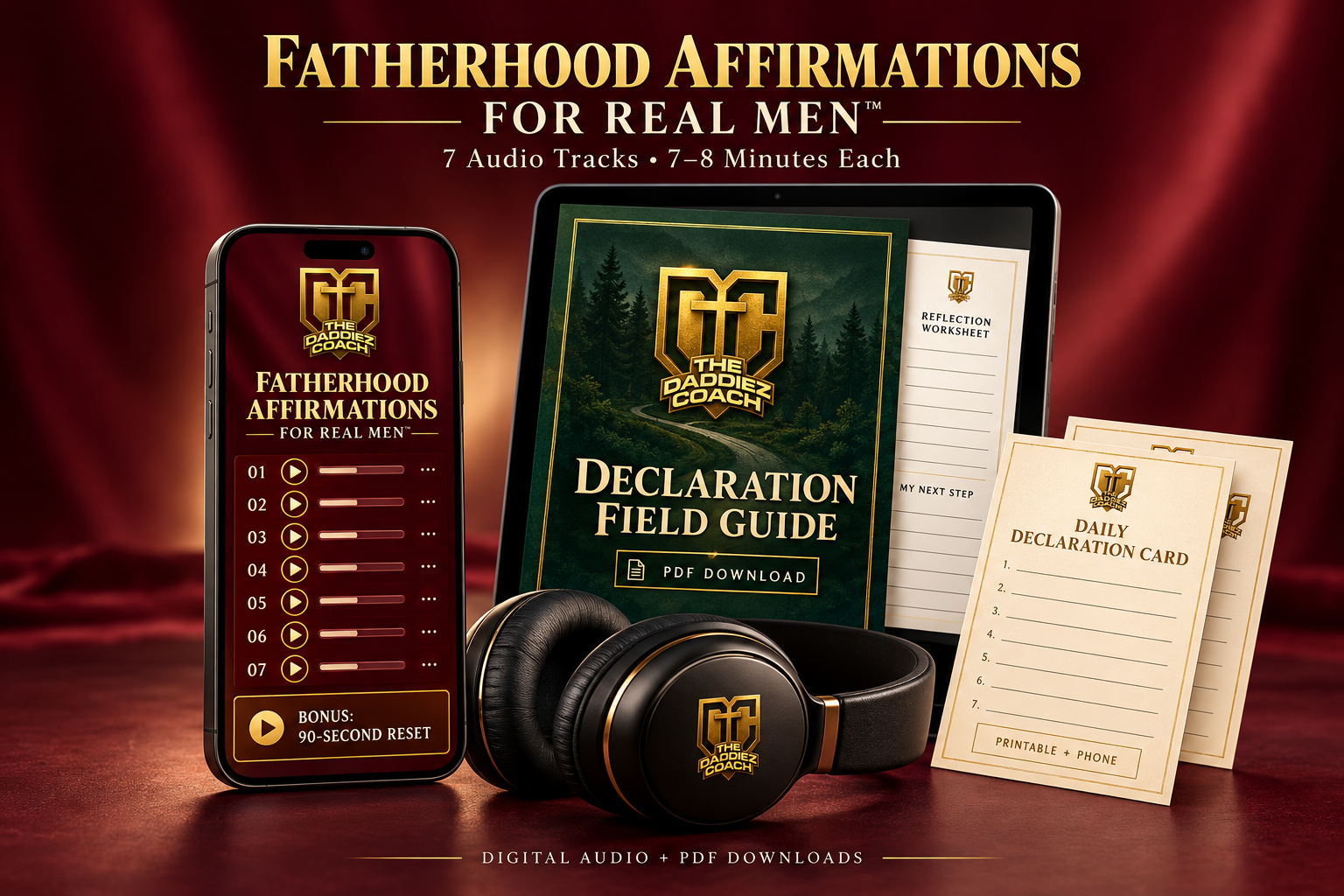 Fatherhood Affirmations for Real Men digital course