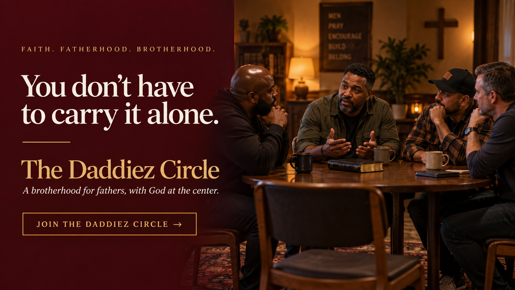 Join The Daddiez Circle — a brotherhood for fathers, with God at the center.