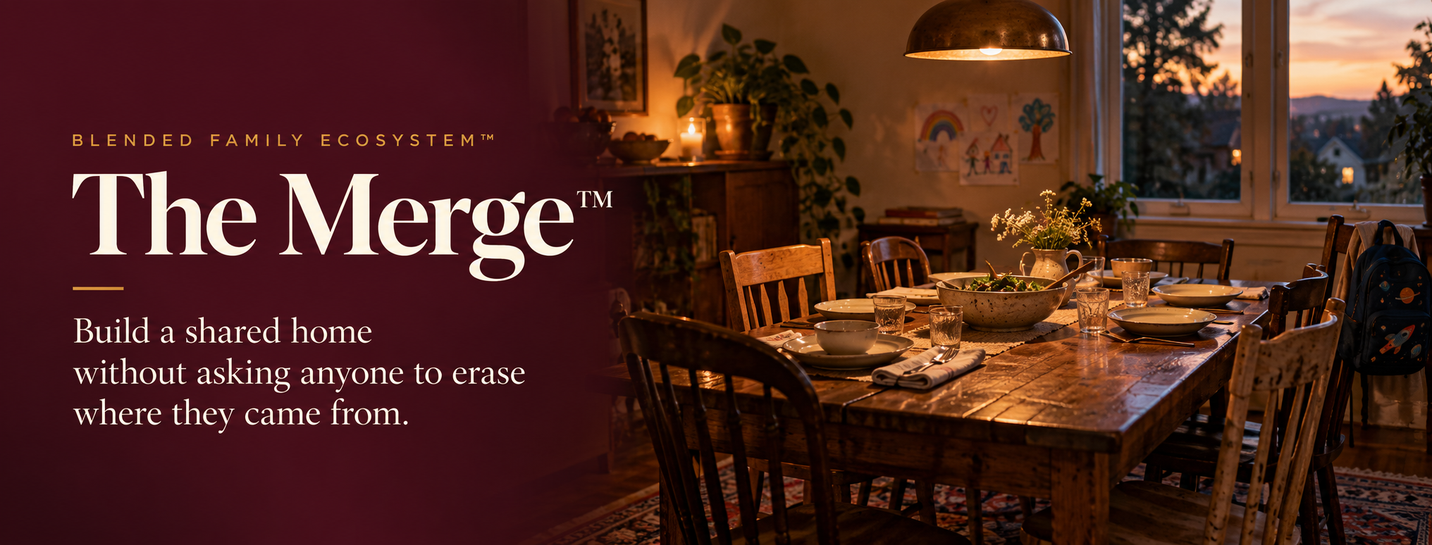 The Merge™ — Build a shared home without asking anyone to erase where they came from.