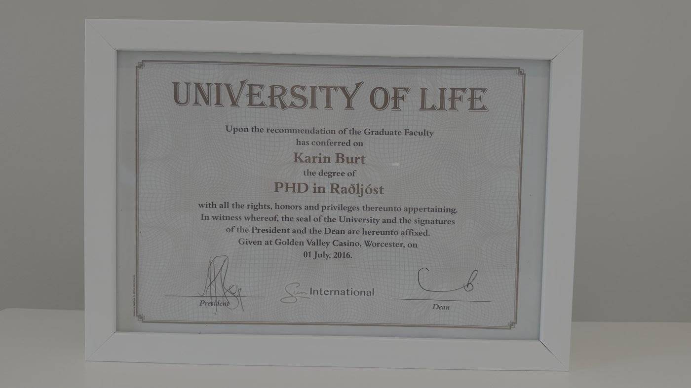 The actual PhD in Radljost, 2016