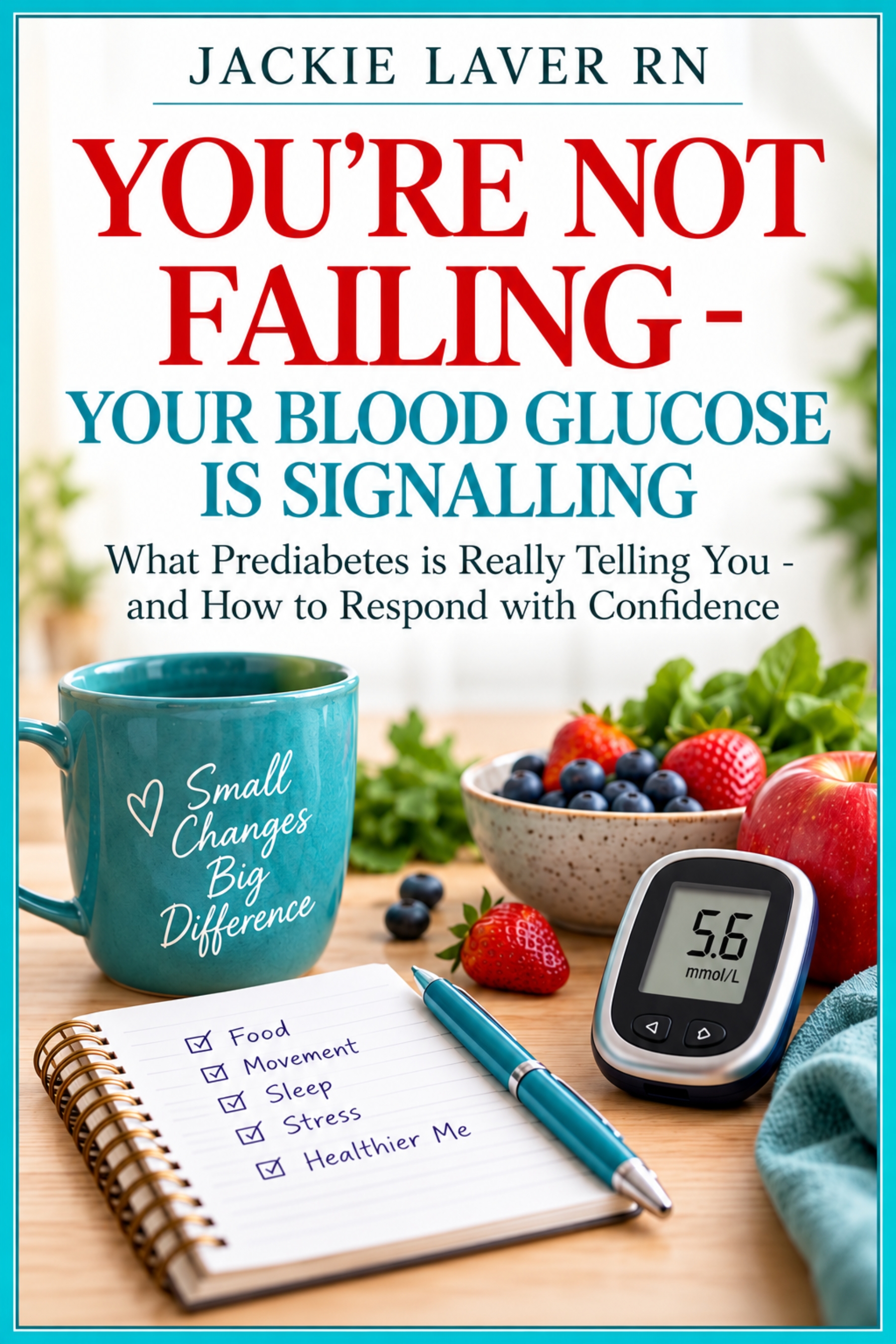 Cover of You're Not Failing – Your Blood Glucose Is Signalling by Jackie Laver RN