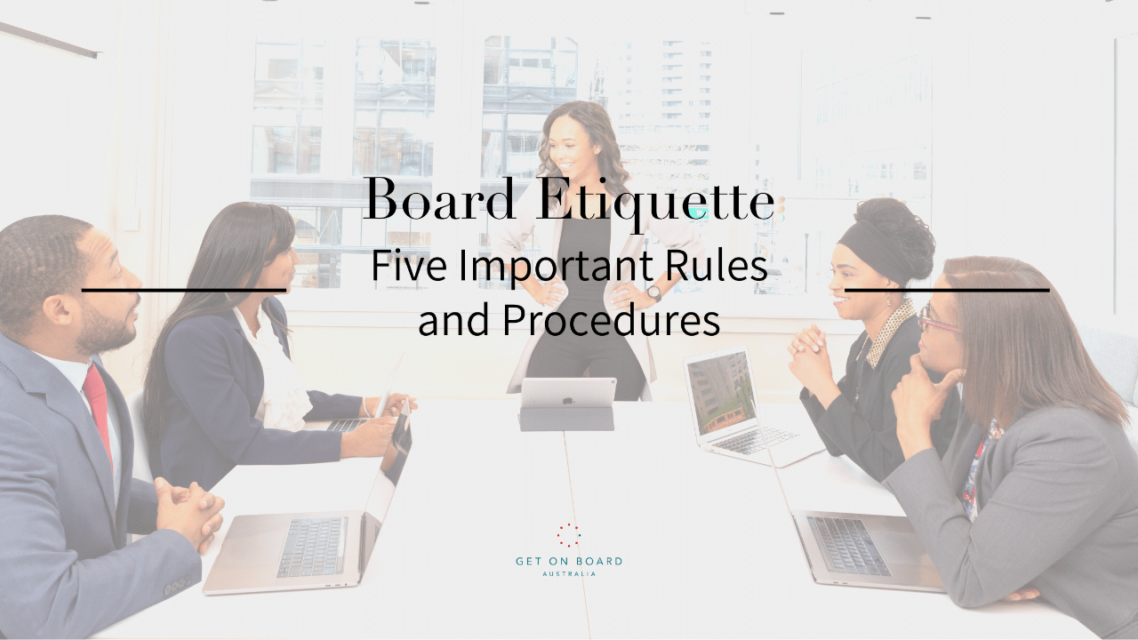 Understanding Board Rules and Procedures for a Smooth Board Meeting