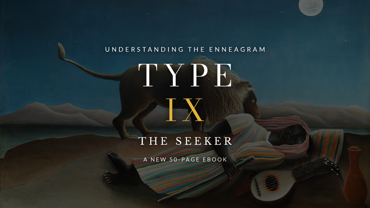 Cover of Understanding Type Nine, showing Henri Rousseau&rsquo;s painting The Sleeping Gypsy