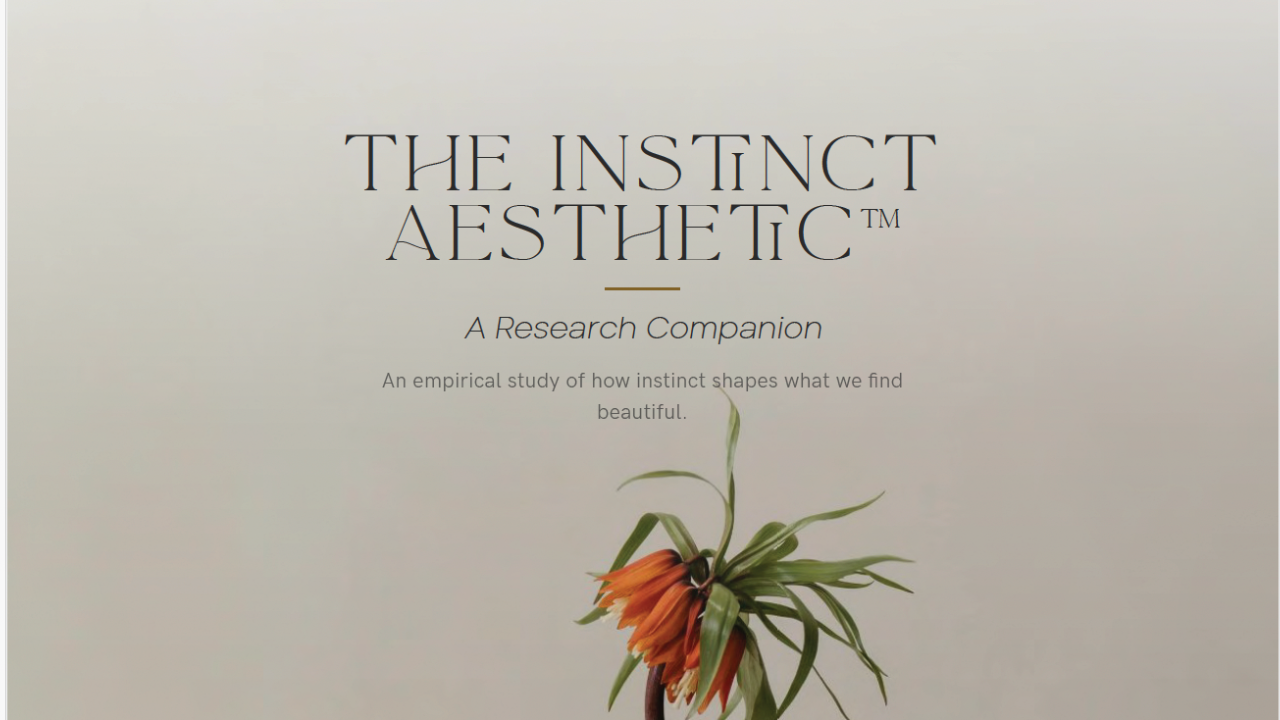 The Instinct Aesthetic Research Companion