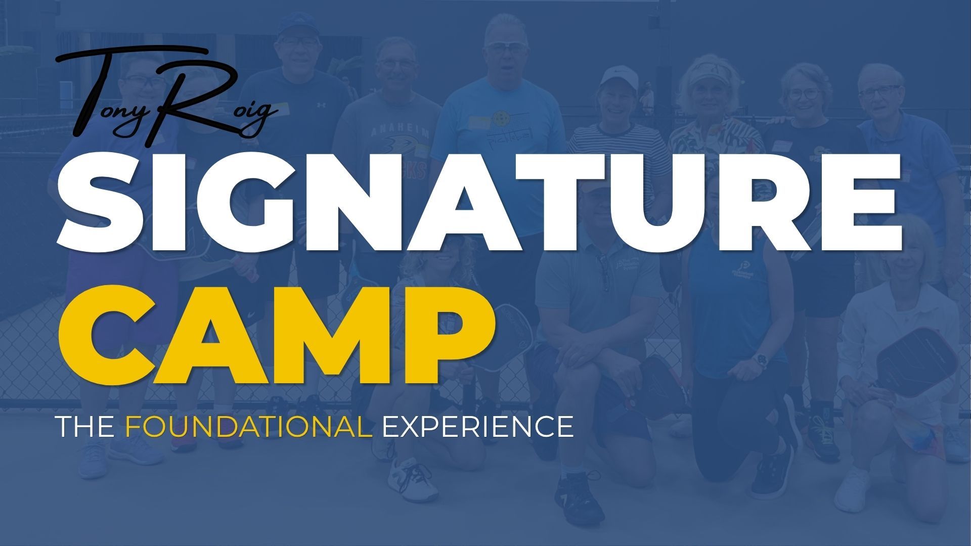 Tony Roig Signature Camp, Tampa Bay, Florida