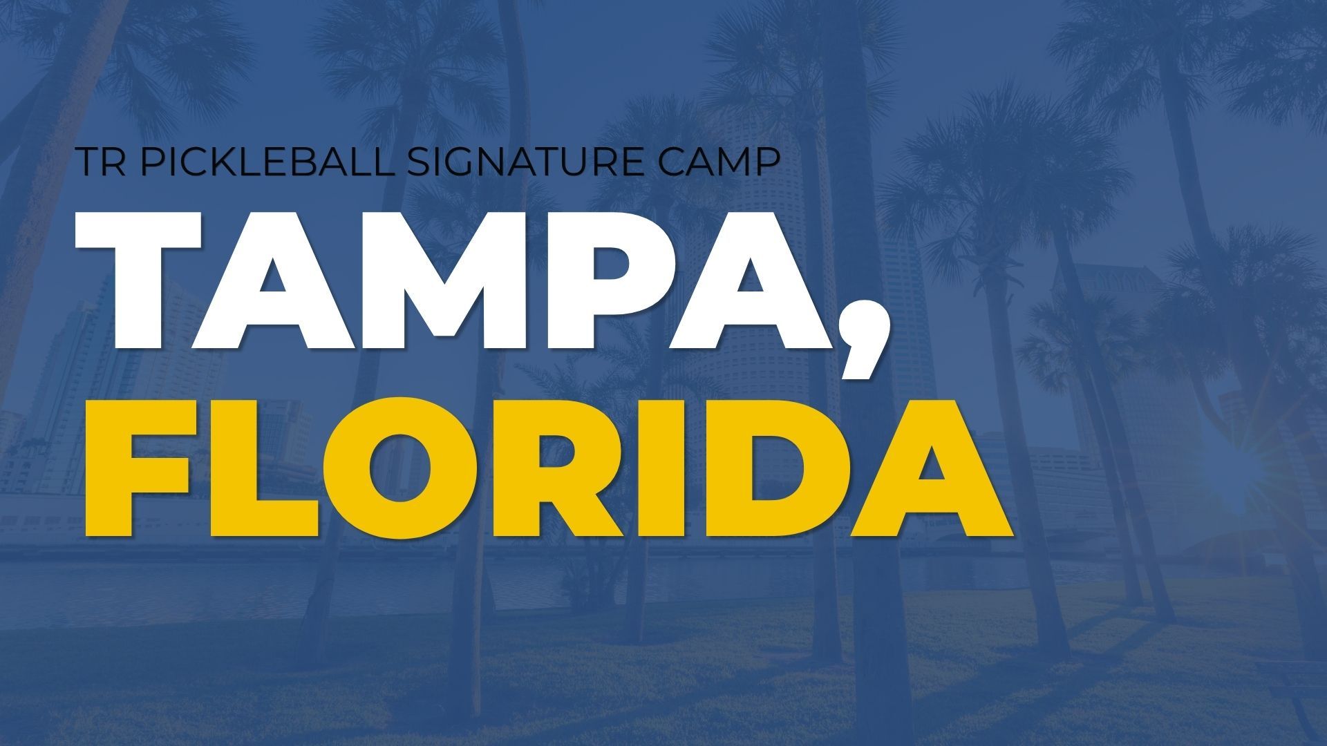 Tony Roig Signature Camp, Tampa Bay, Florida
