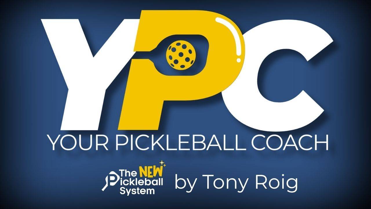 Your Pickleball Coach (YPC) logo, The NEW Pickleball System by Tony Roig