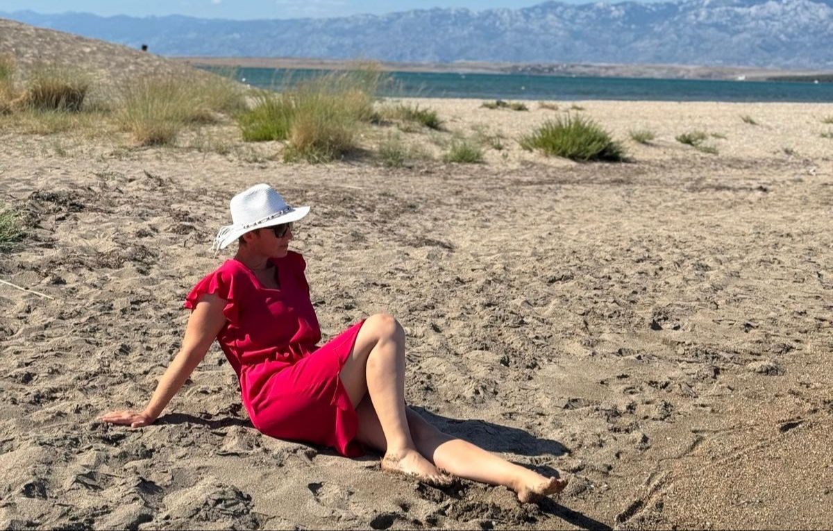 Katharina Koll am Meer
