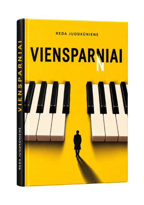 Redos Juodkūnienės romano „Viensparniai“ viršelis