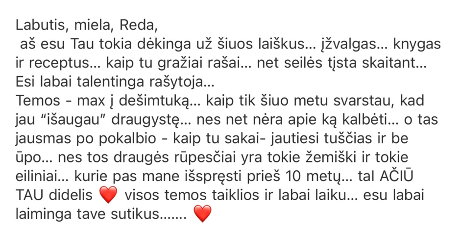 Atsiliepimas apie 24 dienų laiškų mentorystę