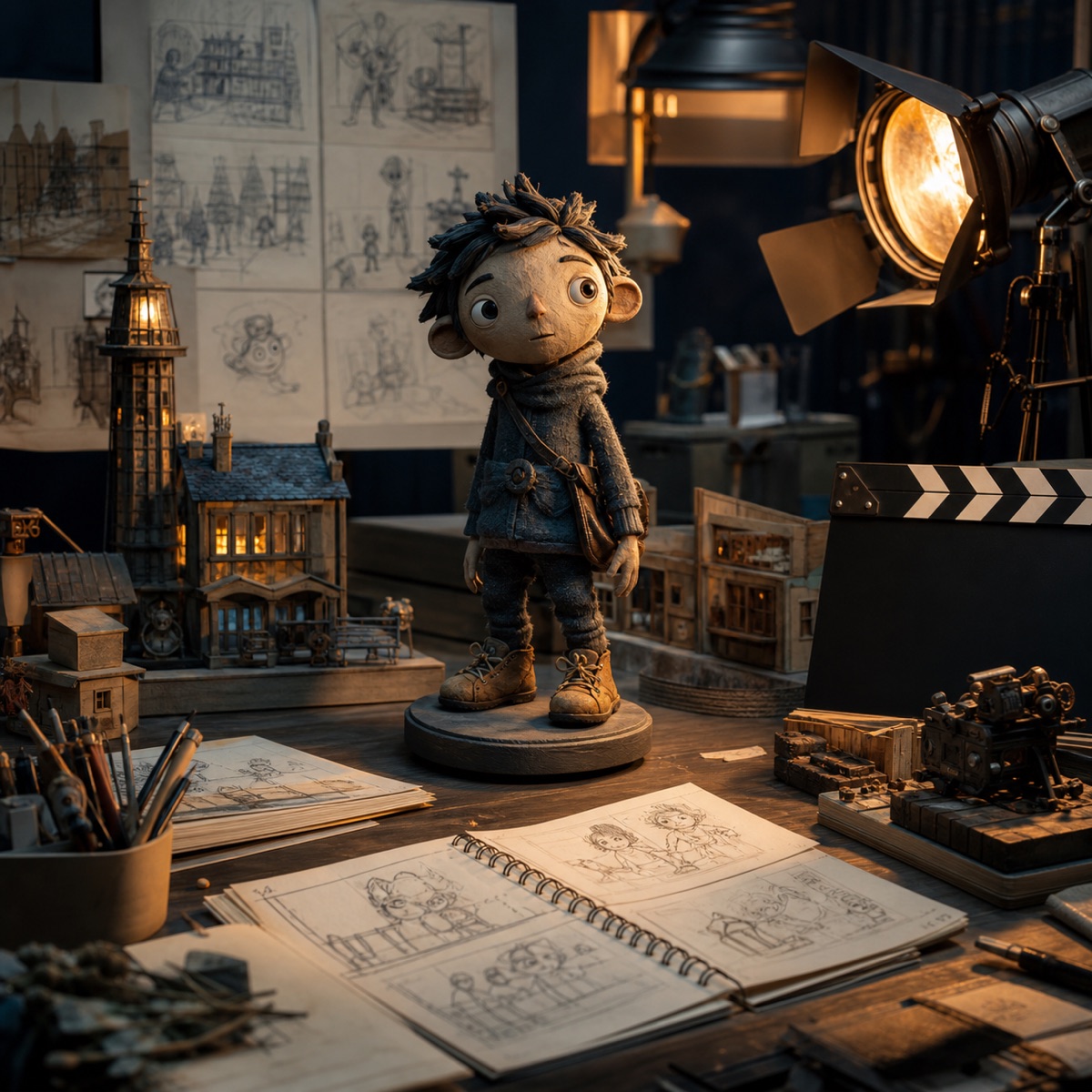 Character development on the studio workbench