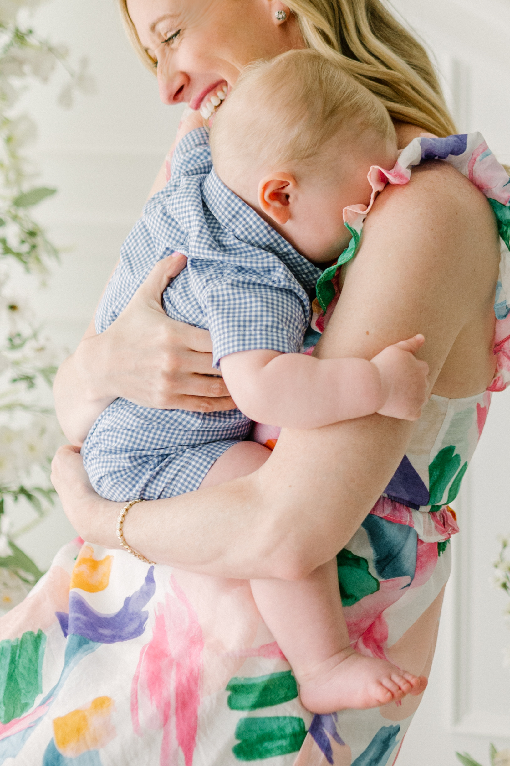 Dr. Alana holding her baby