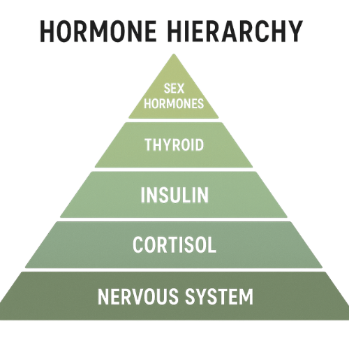 The Hormone Hierarchy, a five-level framework