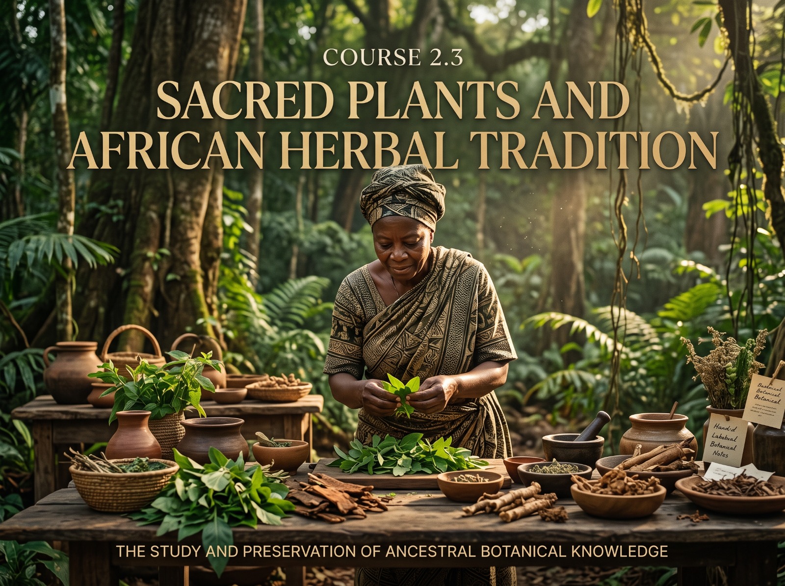 Course 2.3 — Sacred Plants and African Herbal Tradition