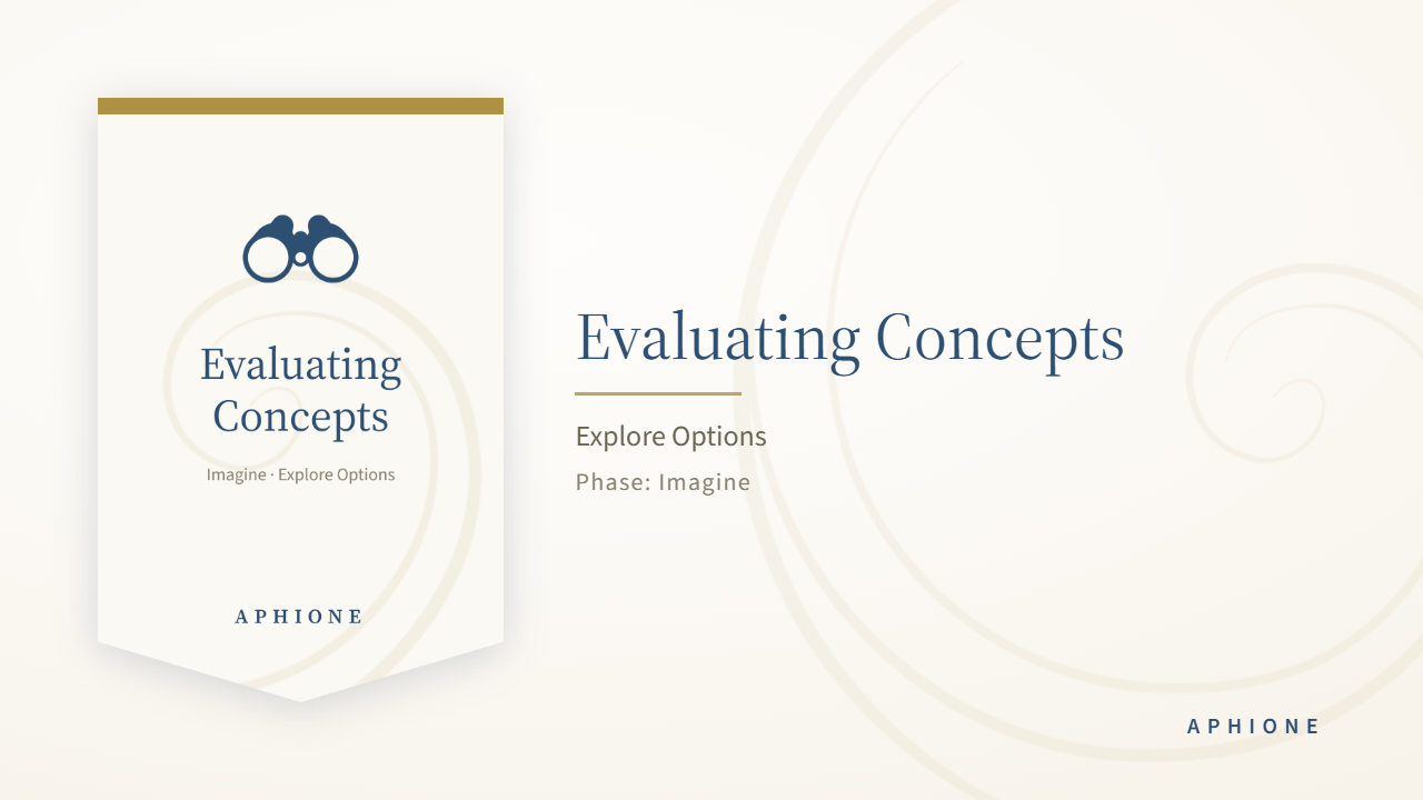 Step 3.4, Evaluating Concepts, Assessing Ideas for Impact
