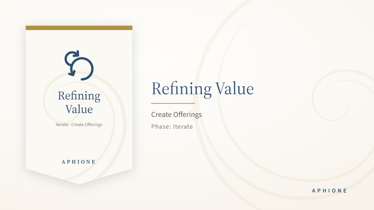 Step 4.2, Refining Value, From Promising to Provable