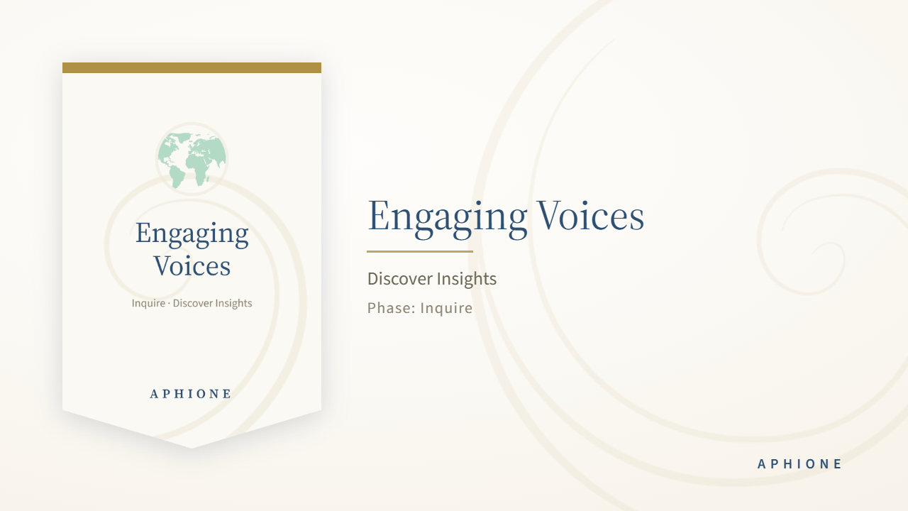 Step 2.4, Engaging Voices, Turning Customer Reality into a Sharper Problem
