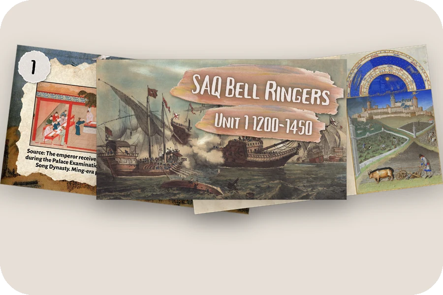 Three SAQ bell ringer slides