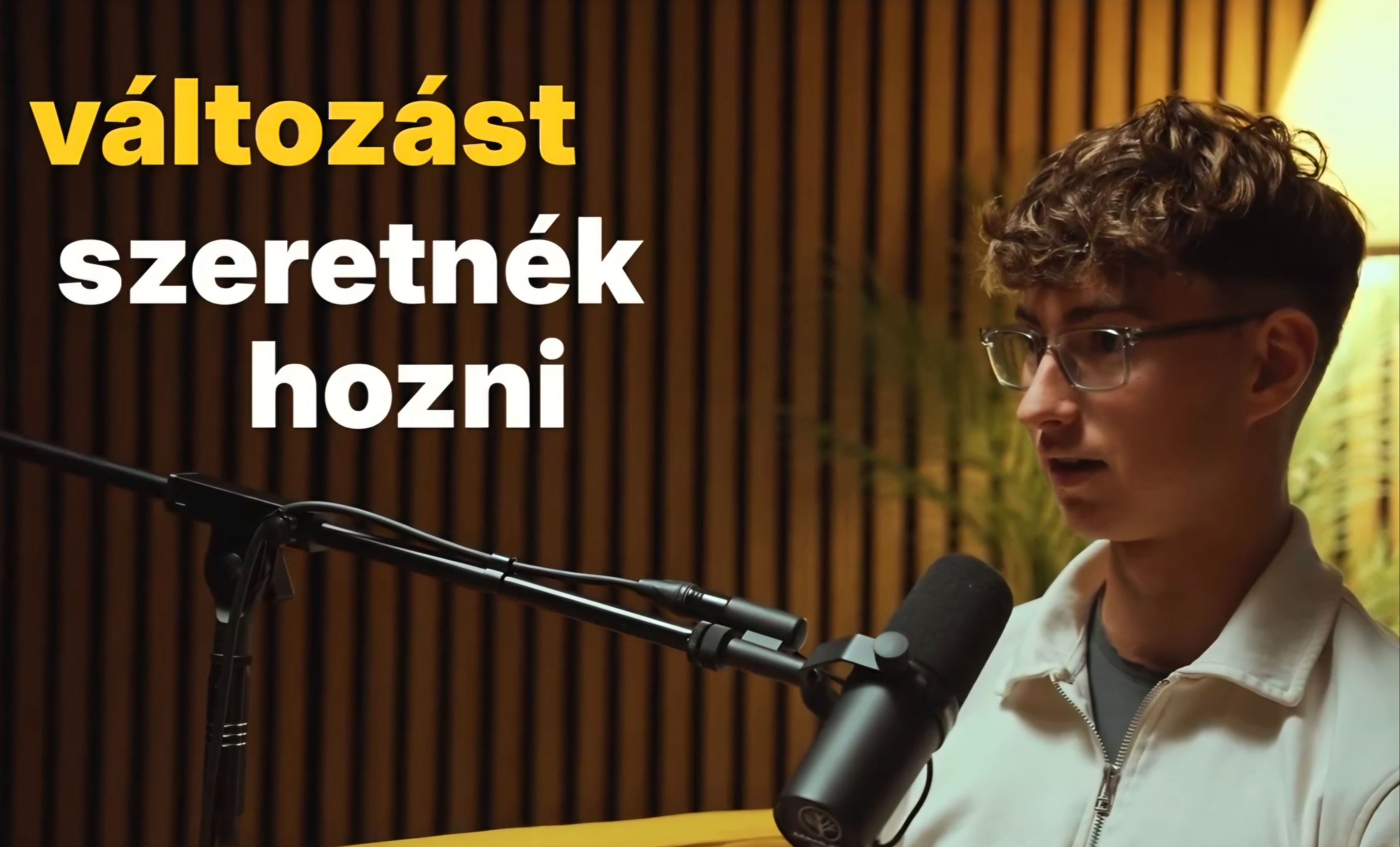 Bence podcast-interjúban beszél a nyelvtanulásról