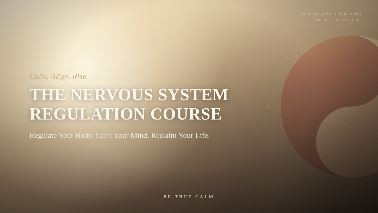 The Nervous System Regulation Course