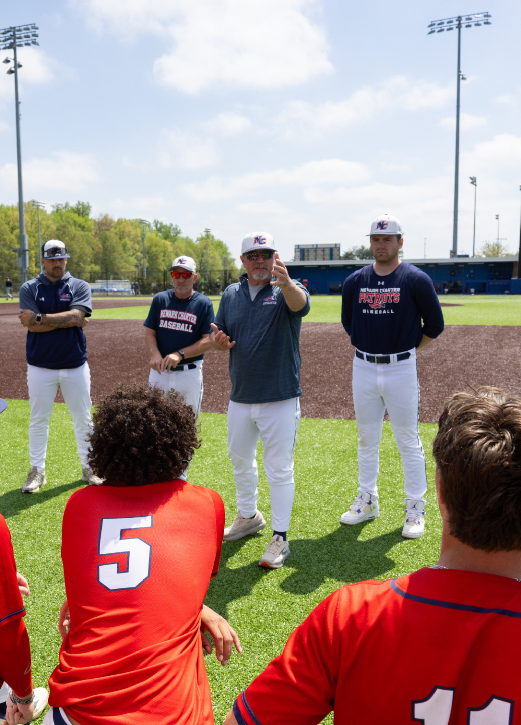 Coach Troy with the team