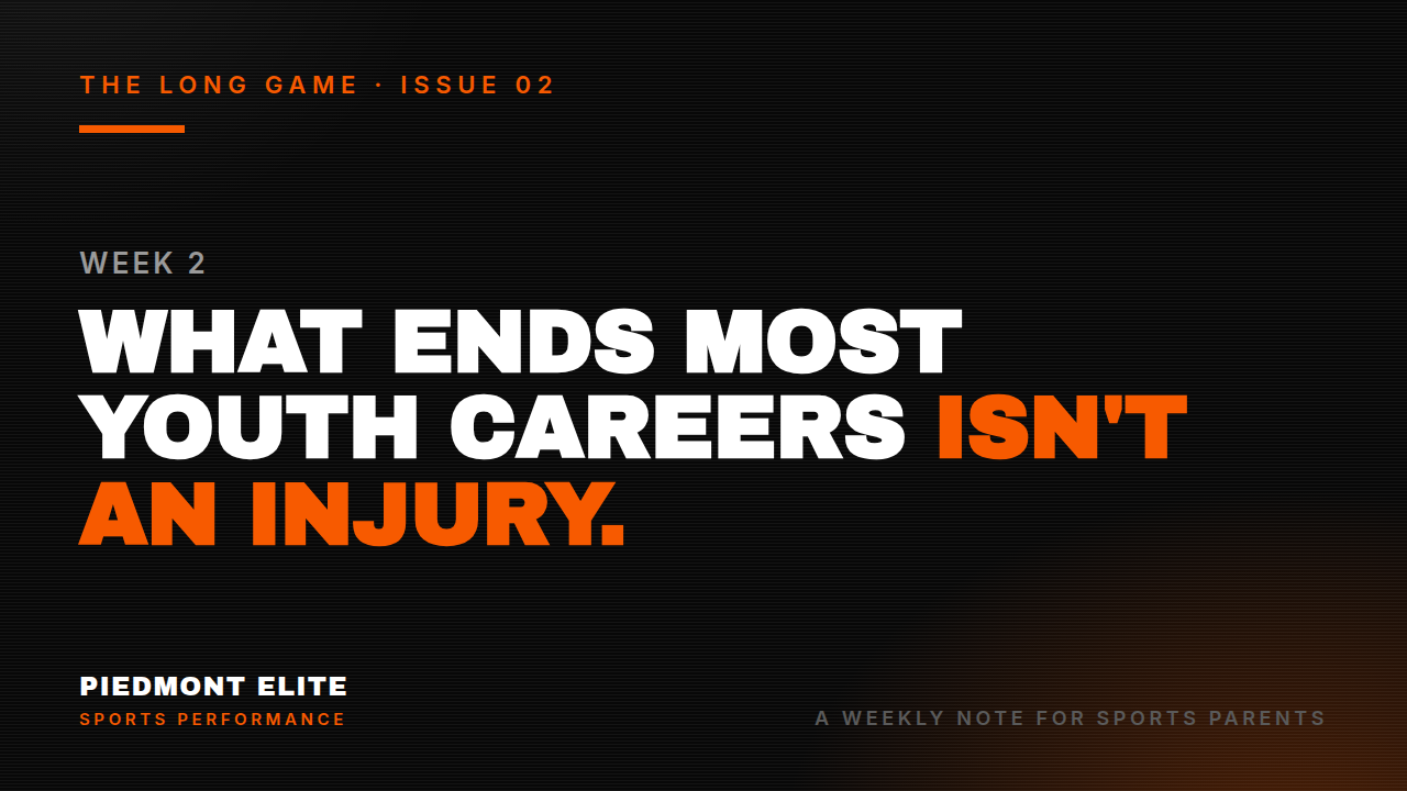 The Long Game, issue 2: What ends most youth careers isn't an injury