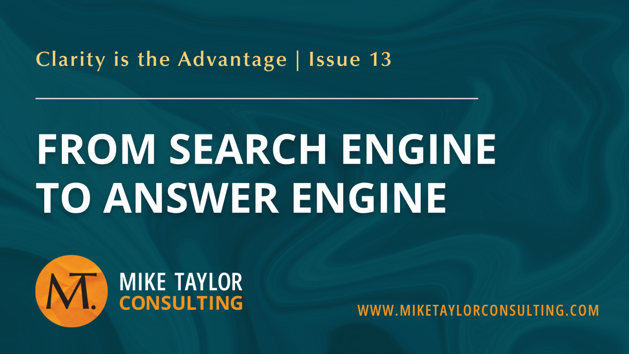 From Search Engine to Answer Engine