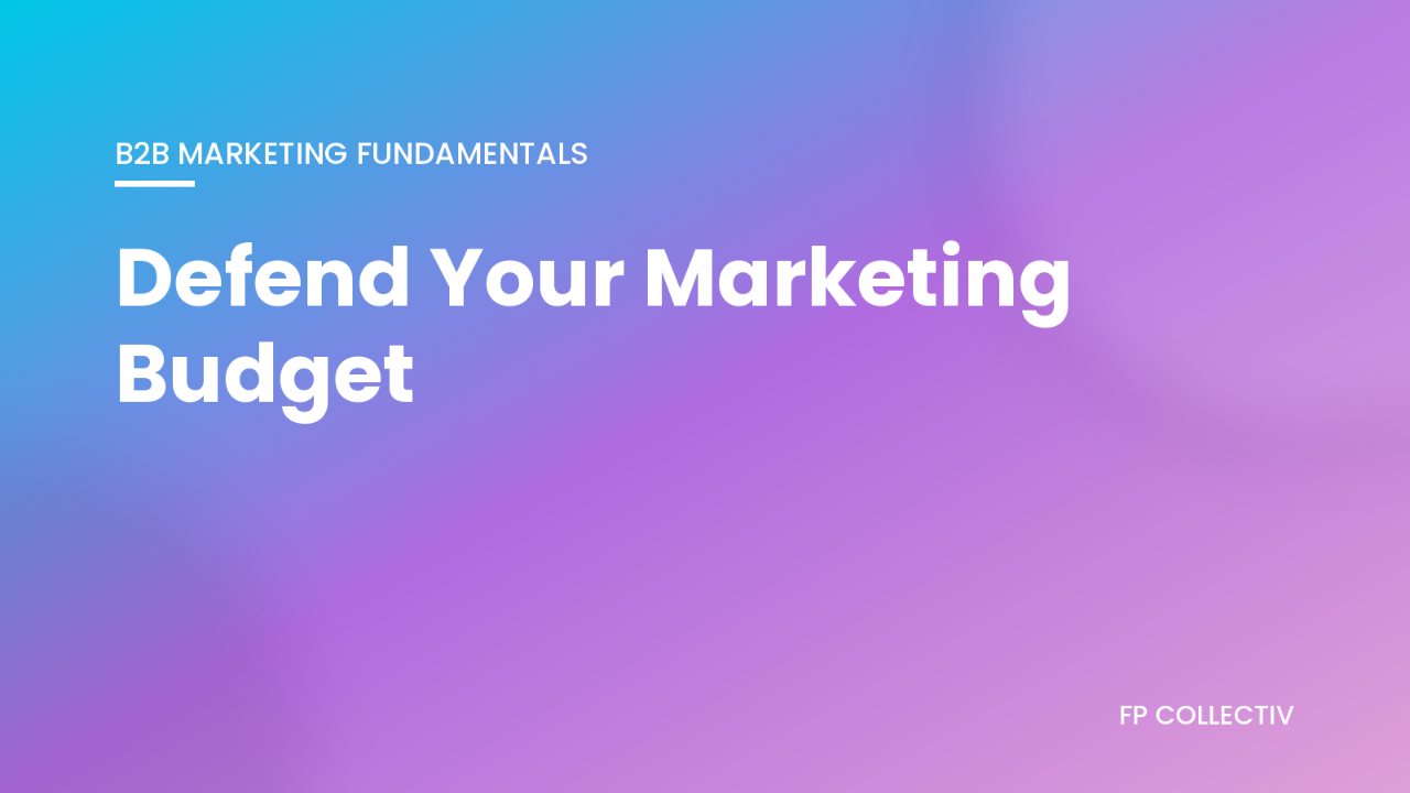 Shield icon with bar chart representing defending the marketing budget